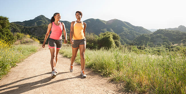 women walking